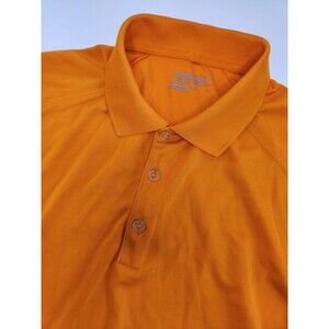 Nike Golf Tour Performance‎ Polo Men's M Orange Short Sleeve Dri-Fit Stretch